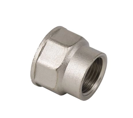 Муфта переход 1 1/2"-1" вн/вн RTP никель