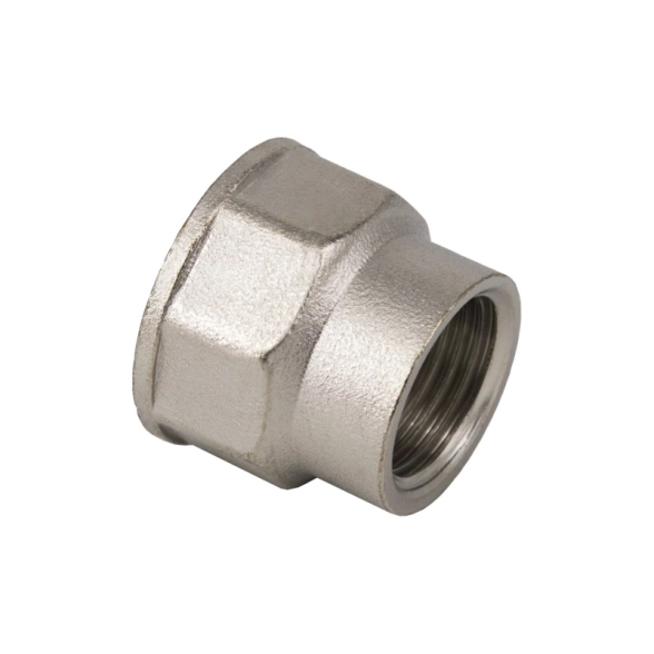 Муфта переходная 3/4"-1/2" вн/вн RTP никель