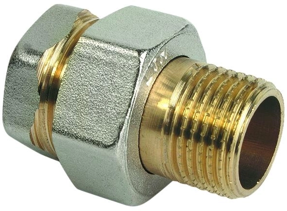 Соединитель никель Ду15 м/р американка 5676 STC