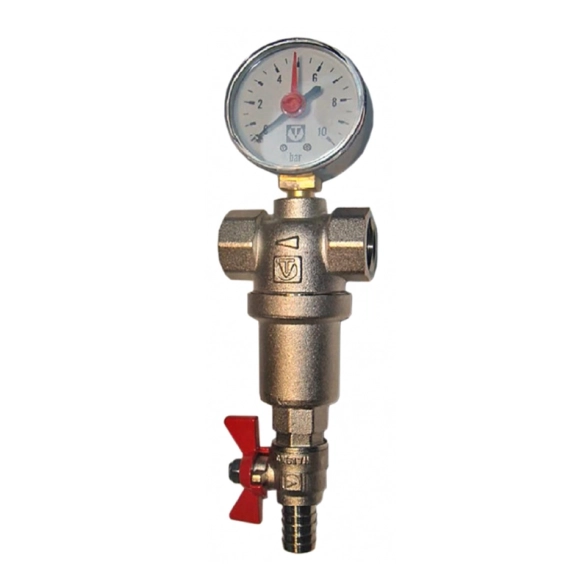 Фильтр самоочищ. 1/2" вн/вн с/маном VALTEC VT.389.N.04