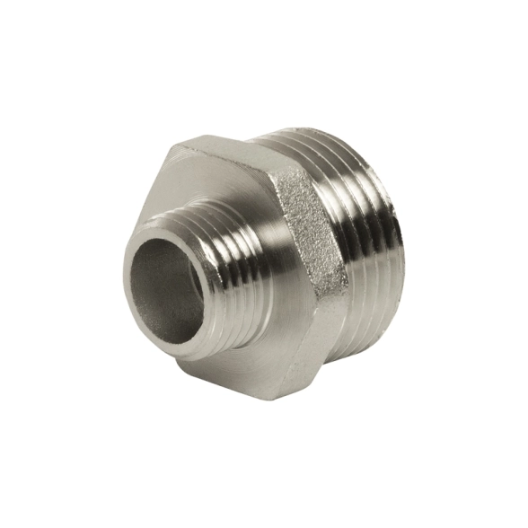 Ниппель 1"-1/2" нар/нар VRT никель