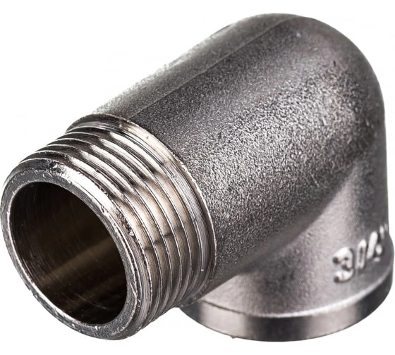Угольник 3/4" г/г никель STC