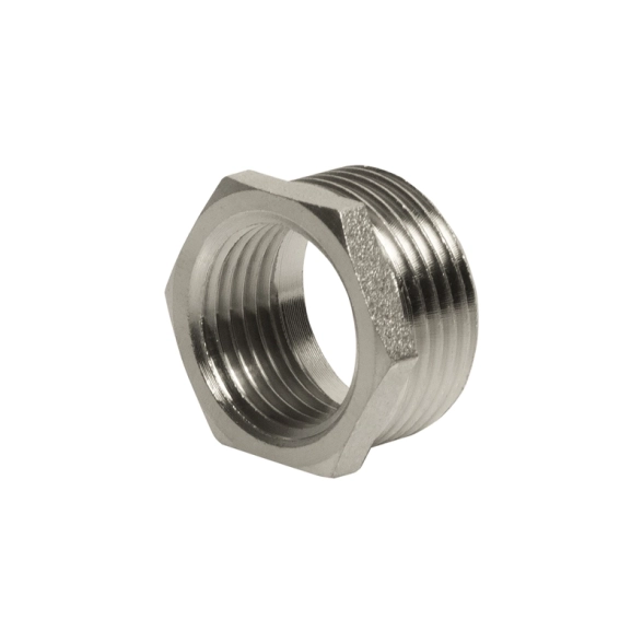 Футорка 3/4"-1/2" нар/вн VRT никель