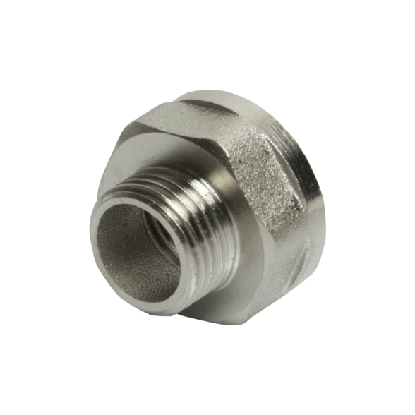 Переходник 3/4"-1/2" вн/нар VRT никель