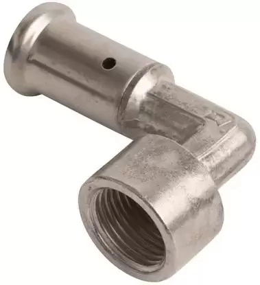 Угольник BP 90гр 20х1/2" латунь пресс