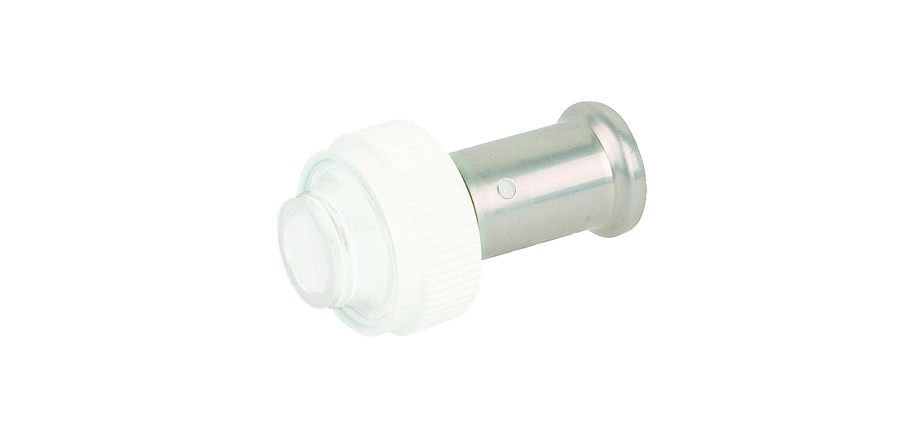 Пресс фитинг с н/г ПВДФ 20х3/4" пресс белый 19PKW-2005