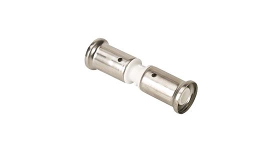 Муфта ПВДФ 16х16 пресс белая 15PKW-1616