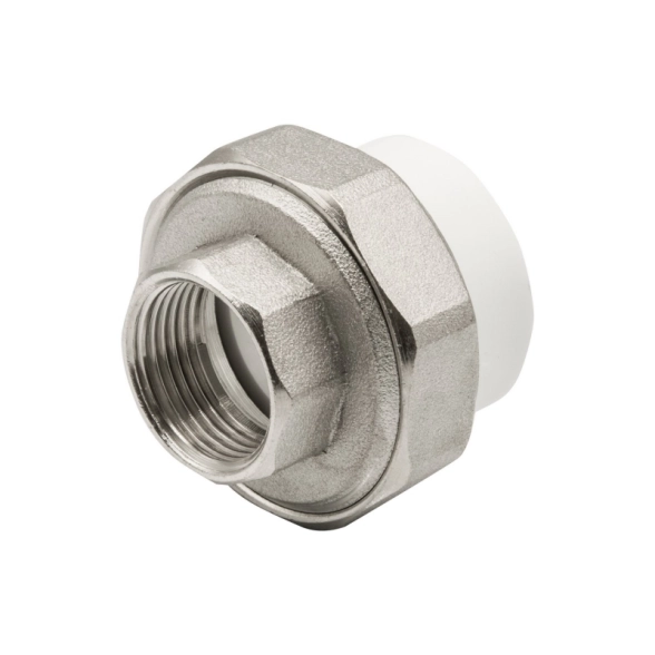 Муфта PP-R комб.32х3/4" в/р разъем.белый VRT