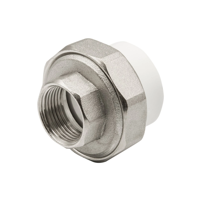 Муфта PP-R комб.32х3/4" в/р разъем.белый VRT