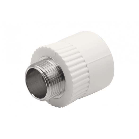 Муфта PPRC 32х3/4" комб.нар белый VRT