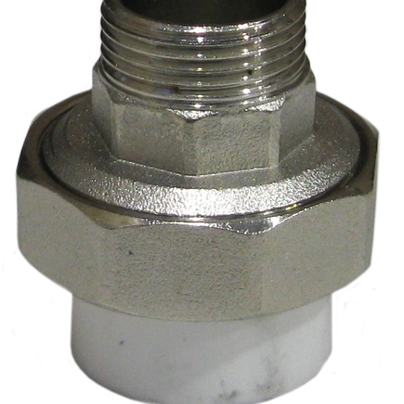 Муфта PPRC комб 25х3/4" разъем.нар белый VRT