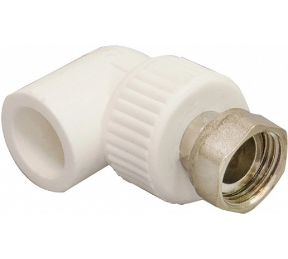 Уголок PP-R 25х3/4 комб.гайка с/кр