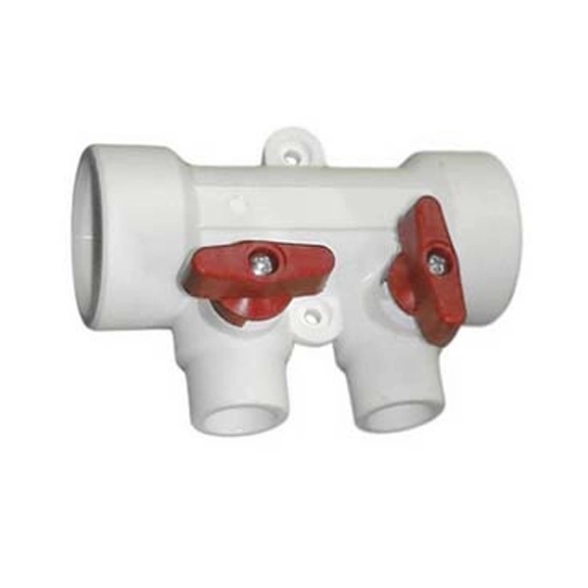 Коллектор PP-R 32*20 c кранами 2вых