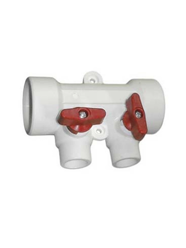 Коллектор PP-R 32*20 c кранами 2вых