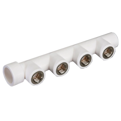 Коллектор PP-R 32*1/2 гайка 4вых Rosturplast