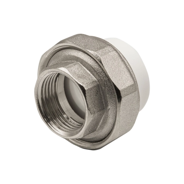 Муфта PP-R комб 25х3/4" разъем.вн белый VRT