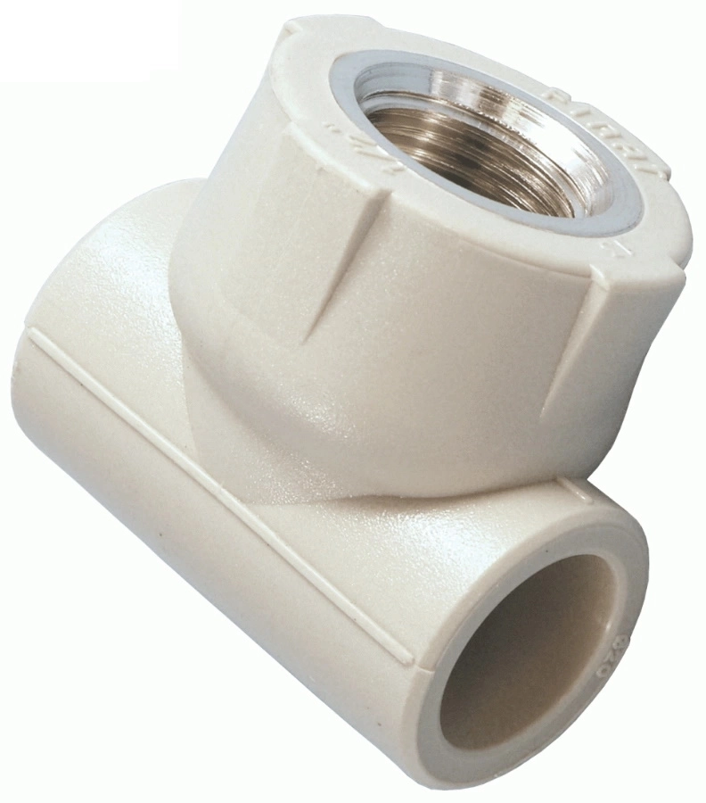 Тройник PP-R бел нап Дн20х1/2" комб вн/р Firat Plastik