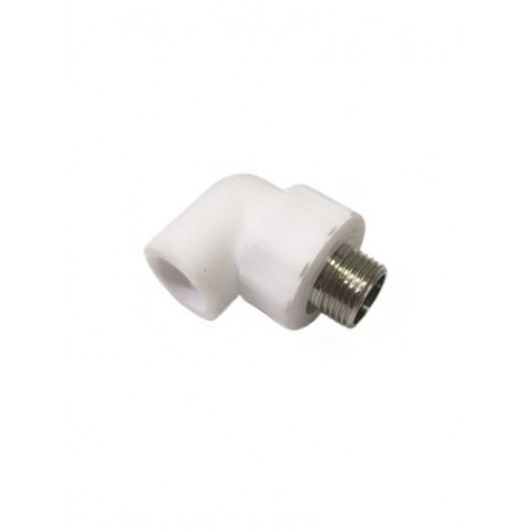 Уголок комб.штуц 25х3/4 с/кр PP-R Rosturplast