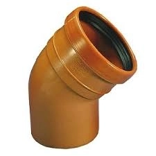 Отвод НПВХ D160*45 ПОЛИТЭК