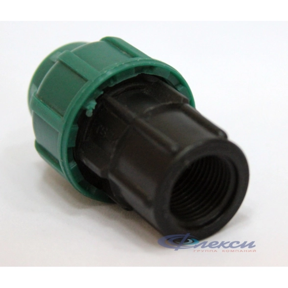 Муфта перех.ПЭ вн/р 32х3/4 обж.POELSAN GREEN