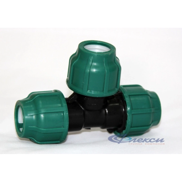 Тройник ПЭ 20х20х20 обж.POELSAN GREEN