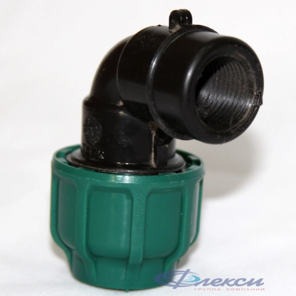 Отвод ПЭ 20х3/4 в/р обж.POELSAN GREEN