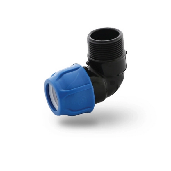 Отвод ПЭ 25х1 н/р обж.POELSAN NEW BLUE