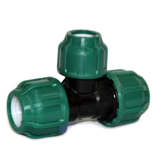 Тройник ПЭ перех.32х20х32 обж.POELSAN GREEN