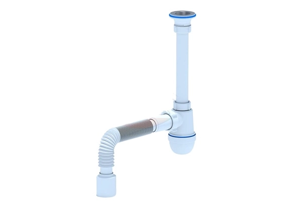 Сифон 1 1/4"х40 Ani c гофрой 40х50 С1010