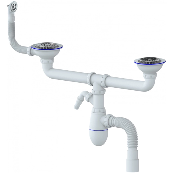 Сифон Unicorn 3 1/2" d40мм B731V универс