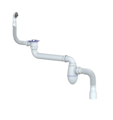 Сифон UNICORN 1 1/2 АС23 40*40/50 кругл.перелив 553593