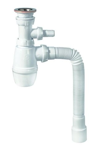 Сифон МИНОР 1 1/2х40мм 800мм с/вып+отв+г/тр 30718030