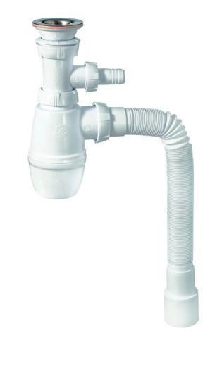 Сифон МИНОР 1 1/2х40мм 800мм с/вып+отв+г/тр 30718030