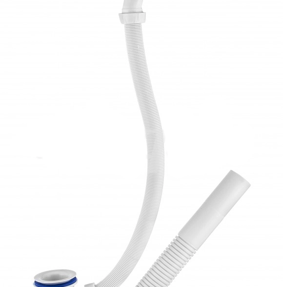 Сифон для ванны Эконом ВП 0144 1 1/2"x40 неповоротный пластиковая/решетка