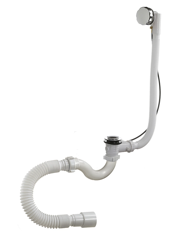 Сифон для ванны ОРИО А-23089 1 1/2"x40 п/авт S-тип