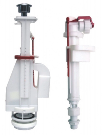 Арматура ALCAPLAST SA08S 1/2" 2х-кн.хр нижн.подв-image-1