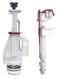 Арматура ALCAPLAST SA08S 1/2" 2х-кн.хр нижн.подв