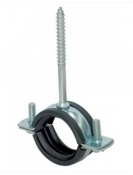 Крепление трубы 2 1/2"(75-80)к стене с рез.