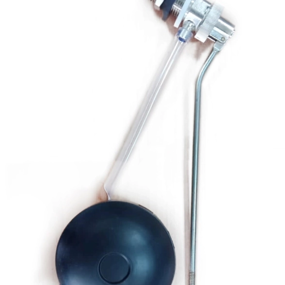 Клапан шаровый д/унитаза 1/2 RR с попл.гориз