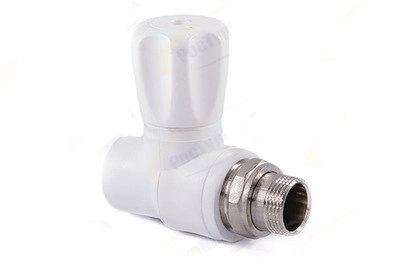 ВЕНТИЛЬ д/рад 20х1/2" прям PP-R Rosturplast
