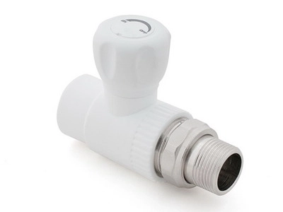 Вентиль для радиатора 25х3/4" прямой PP-R Rosturplast