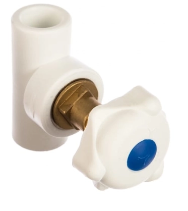 Вентиль 20 PRO AQUA белый