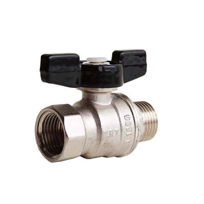 Кран шар 1/2" вн/нар ручка бабочка VRT