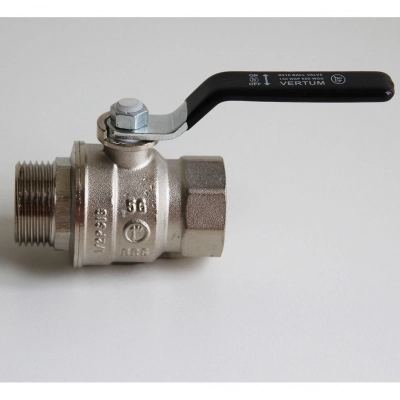Кран шар 1" вн/нар рукоятка VRT
