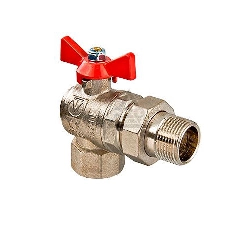 Кран шар Valtec 3/4"г/ш баб/америк угл