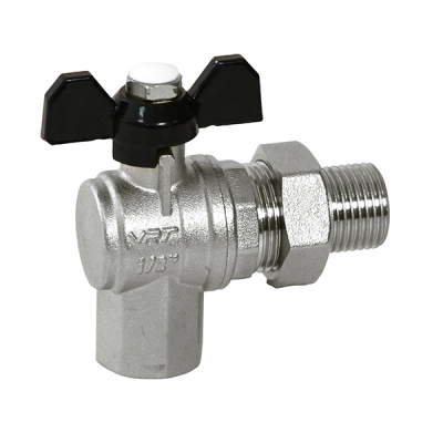 Кран шаровой 1" со сгоном бабочка VRT