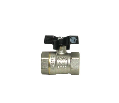 Кран шаровой 3/4" г/г бабочка СТК