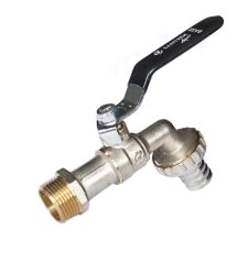 Кран вода 3/4" с носиком руч. PN15 SANTREK Aqua Base