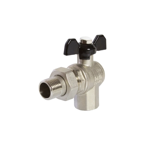 Кран шар с/сгон угл 1/2'' ручка баб VRT?