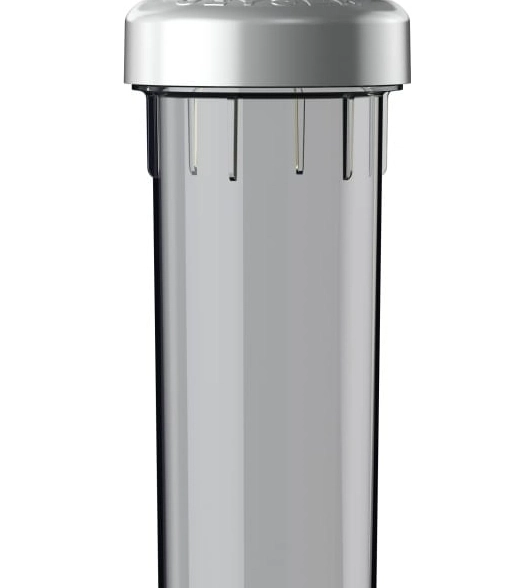 Корпус фильтра Гейзер 10" прозр. Гарант 1/2"